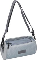 Fietsstuurtas grijs met smartphone houder 20 cm - Fiets stuurtassen/fietsvakantie