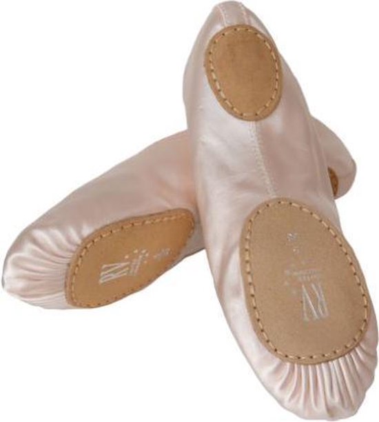 Balletschoen ROCH VALLEY Split Zool Satijn Roze 2 Schoenmaat 34 Bol