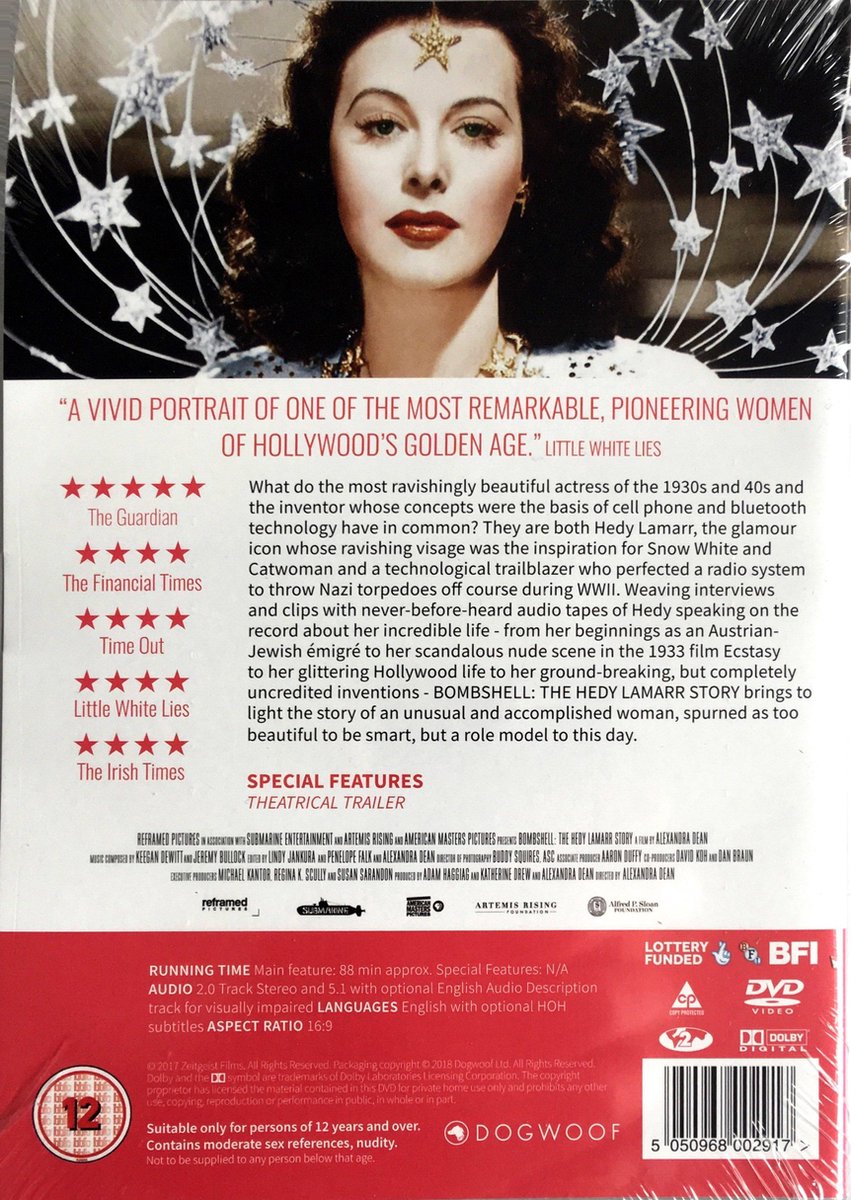 Bombshell: The Hedy Lamarr Story [DVD] (Dvd), Dvd's