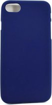 Matte Hoesje voor Apple iPhone 7 Plus / iPhone 8 Plus - Back Cover - TPU - Donker Blauw