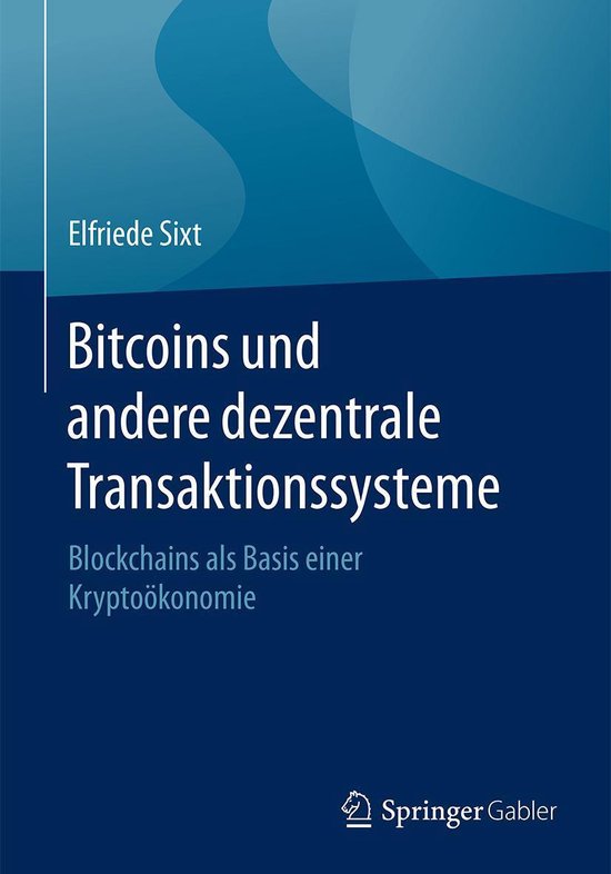 Bitcoins und andere dezentrale Transaktionssysteme - cover