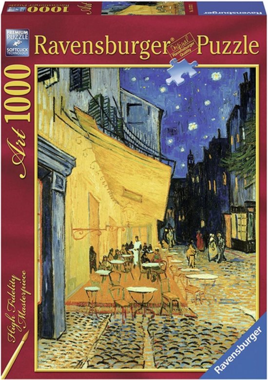 Ravensburger puzzel Nachtcafe Vincent Gogh Legpuzzel - stukjes | bol.com