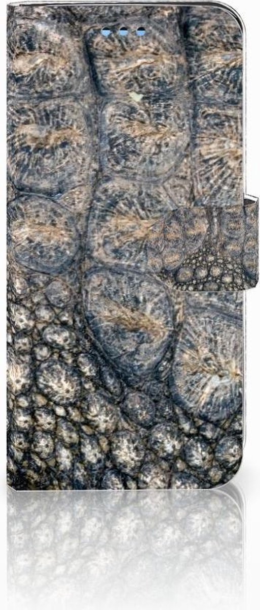 Samsung Galaxy S9 Telefoonhoesje met Pasjes Krokodillenprint