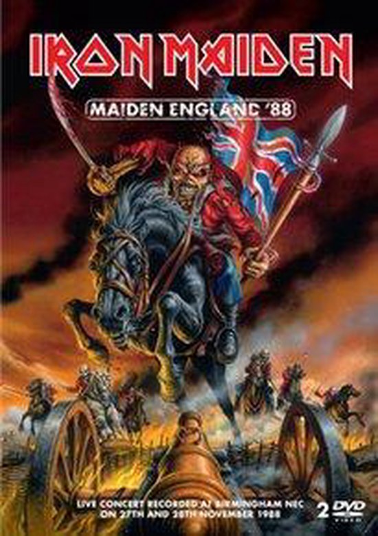 Cover van de film 'Iron Maiden - Maiden England '88'