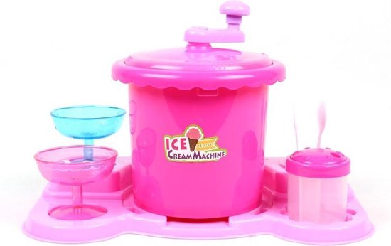 Getuigen overtuigen Geletterdheid Ijsmachine Voor Kinderen In Het Roze 30 cm Groot| IJs Maken Kinder  Speelgoed Ijsmaker... | bol.com