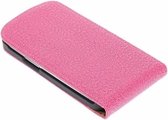 Nokia Lumia 820 - Ribbel Roze Classic Flipcase Hoesje