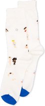 Alfredo Gonzales Sokken The Beach Off White Blue
