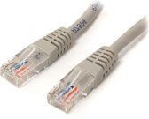 StarTech.com 3 ft Gray Molded Category 5e (350 MHz) UTP Patch Cable netwerkkabel 0,91 m Grijs