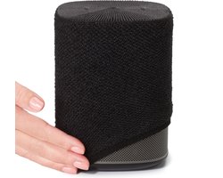 Soundskins – Luxe textielhoes / Luidsprekeraccessoire – Compatibel met Sonos One (SL) - Grafietzwart