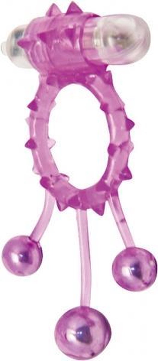Goedkoopste APHRODISIA Cock Vibe 3 Balls vibrerend paars