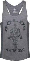 GGVST010 Muscle Joe Tonal Panel Stringer Vest - Grey - XL