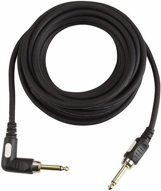 Antecedent molen huid DAP Audio Gitaarkabel 10m - Gitaar Kabel Jack naar Jack Haaks 7mm -  Vergulde connectoren | bol.com