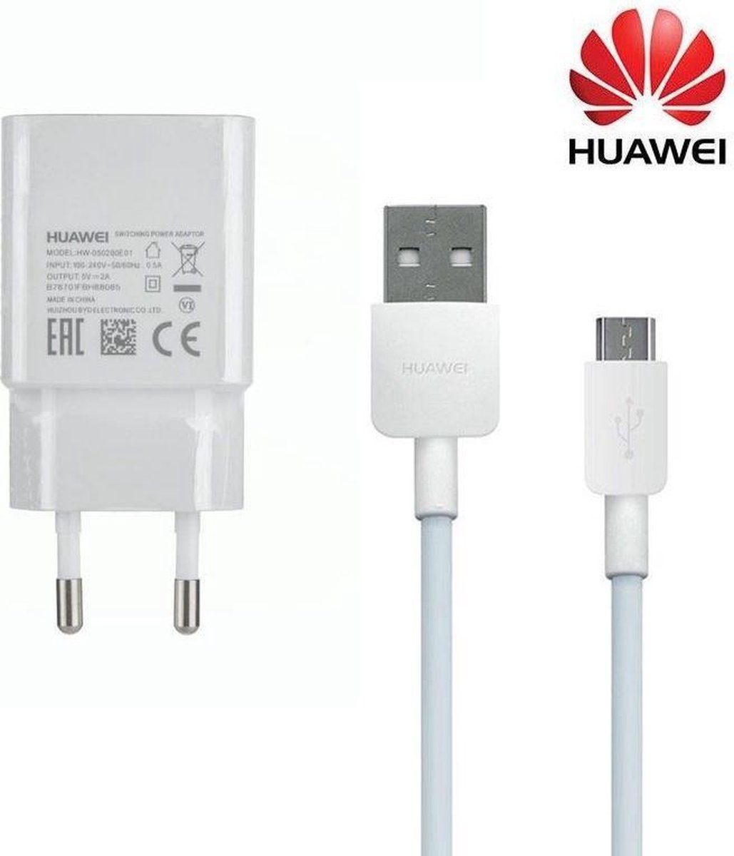 Chargeur Huawei P8 lite 2 Ampères Micro-USB ORIGINAL | bol.com