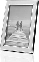 Clayre & Eef Cadre photo 20x25 cm Couleur argent Plastique Rectangle