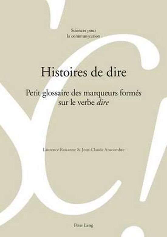 Histoires de dire - cover
