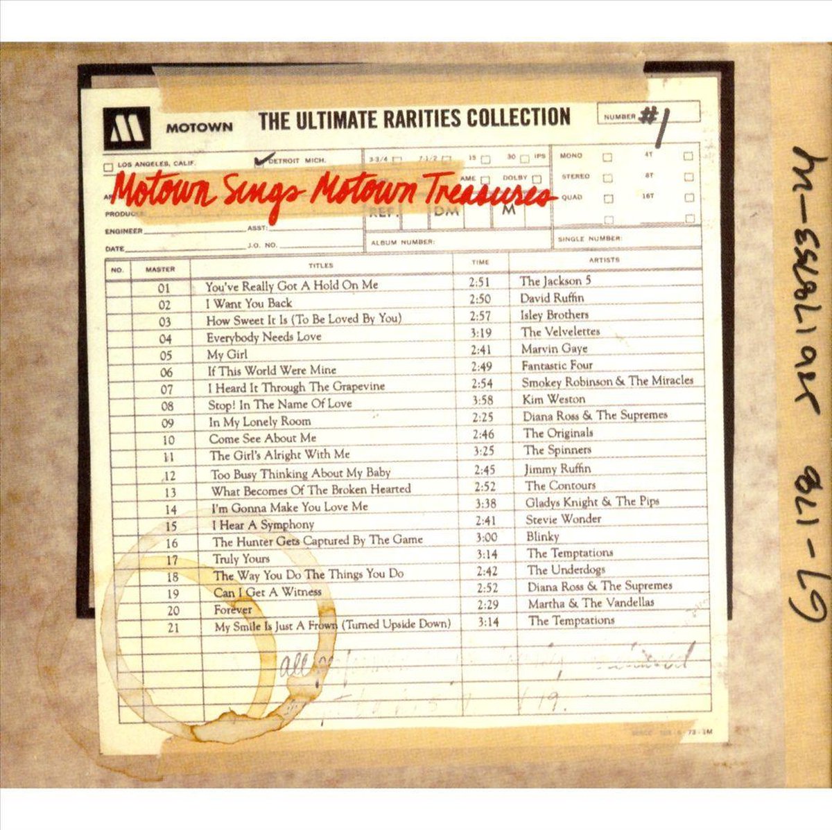 Motown Sings Motown Treasures - various artists