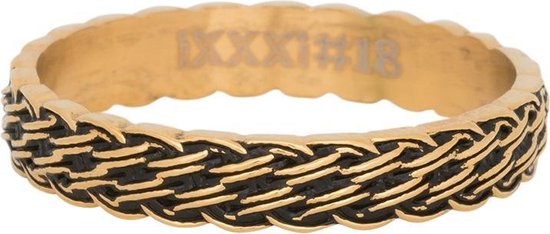 iXXXi Vulring 4mm Lucky knot Goudkleurig - maat 20