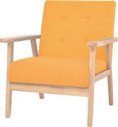 Fauteuil stof geel