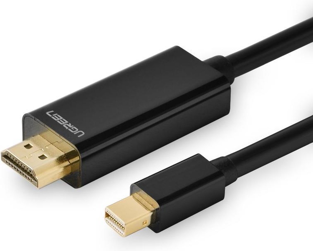 UGREEN MD101 - Mini DisplayPort naar HDMI Kabel - 4K UHD - 1,5 Meter - Zwart