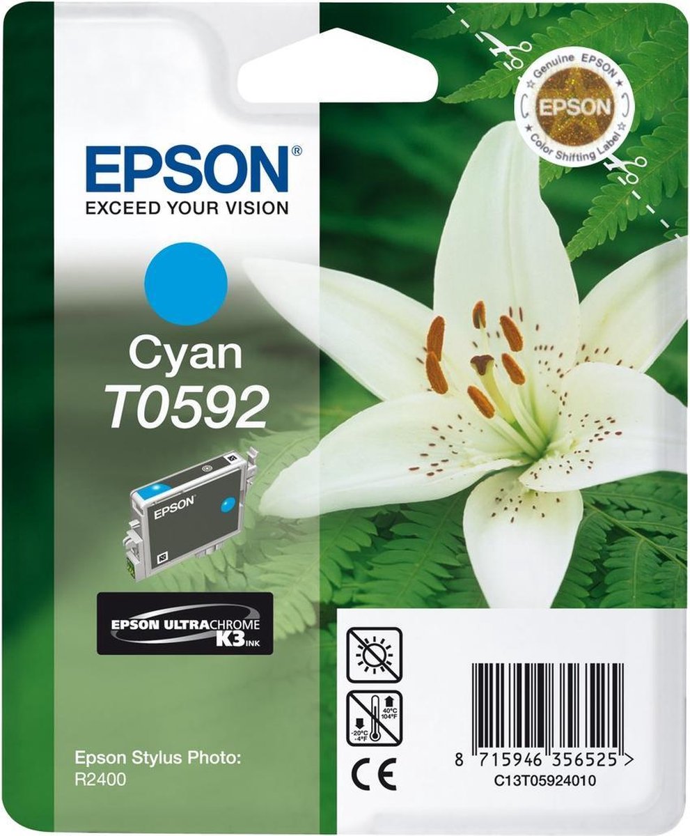 Epson inktcartridge T059240 blauw