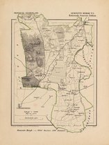 Historische kaart, plattegrond van gemeente Bergh ( Zeddam) in Gelderland uit 1867 door Kuyper van Kaartcadeau.com