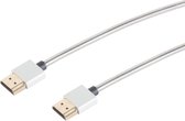 S-Conn 10-210813 HDMI kabel 0,8 m HDMI Type A (Standaard) Zilver