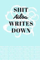 Shit Ailsa Writes Down