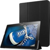 Tri-Fold Book Case - Geschikt voor Lenovo Tab 2 A10-30 Hoesje - Zwart
