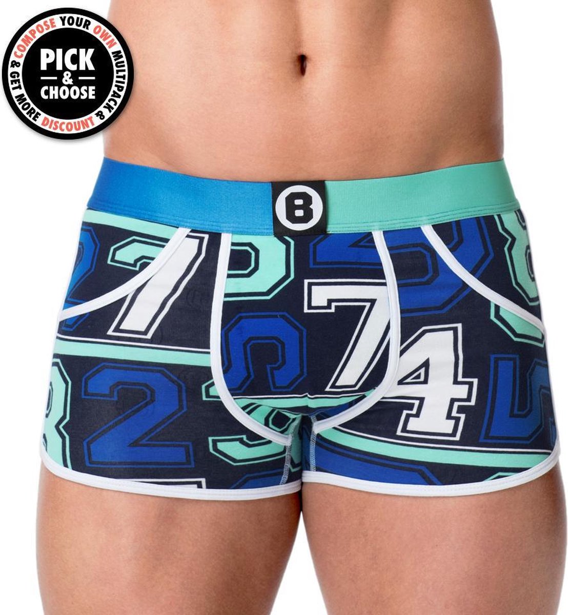 Bolas Boxershort Short Varsity Aqua - Heren