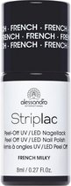 Alessandro Striplac French - Milky - 8 ml - Gel nagellak