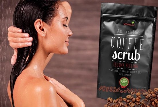 Bol Com Coffee Scrub Met Kokosolie 200 G 100 Organisch Helpt Het Voorkomen Van Striae