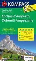 Kompass WK617 Cortina d'Ampezzo, Dolomiti Ampezzane
