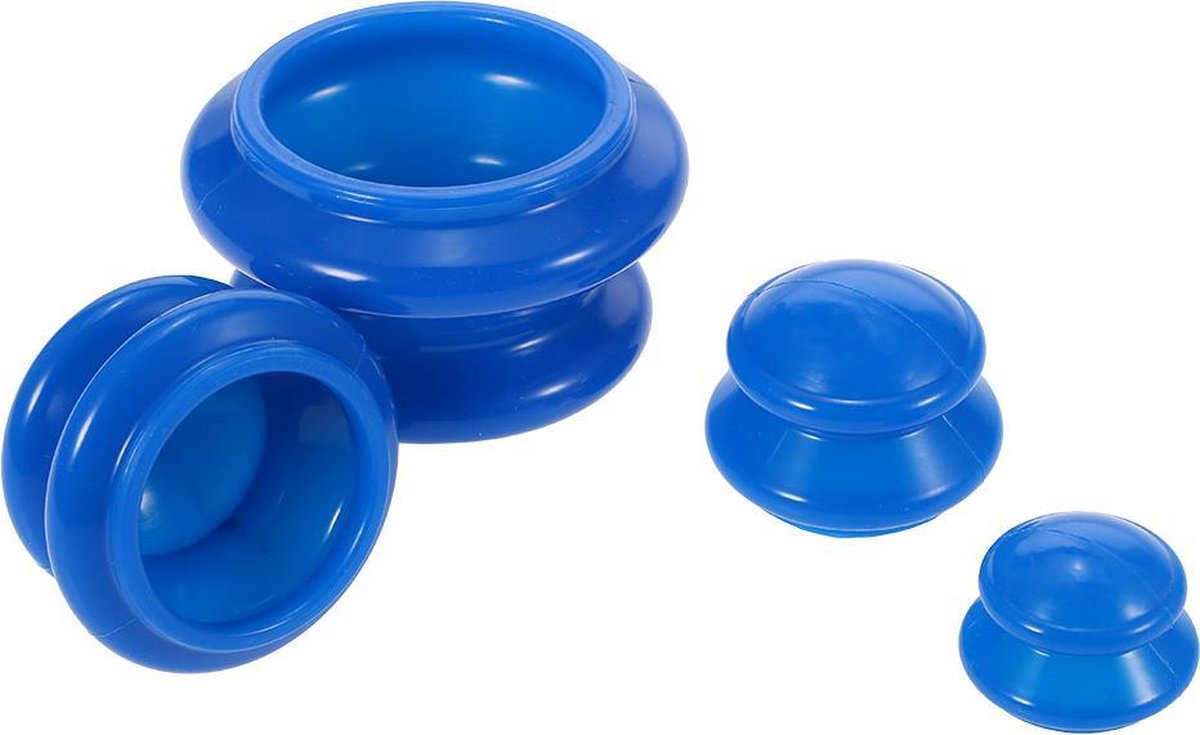 anti cellulitis cups - Siliconen - Blauw