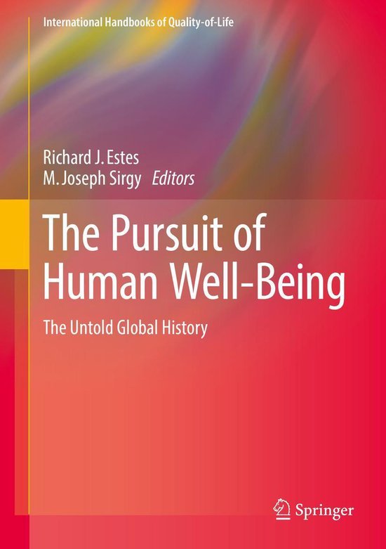 International Handbooks of Quality-of-Life - The Pursuit of  ... - cover