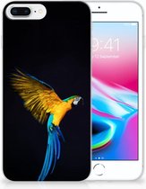 TPU Siliconen Backcase Hoesje iPhone 8+ | 7+ Design Papegaai