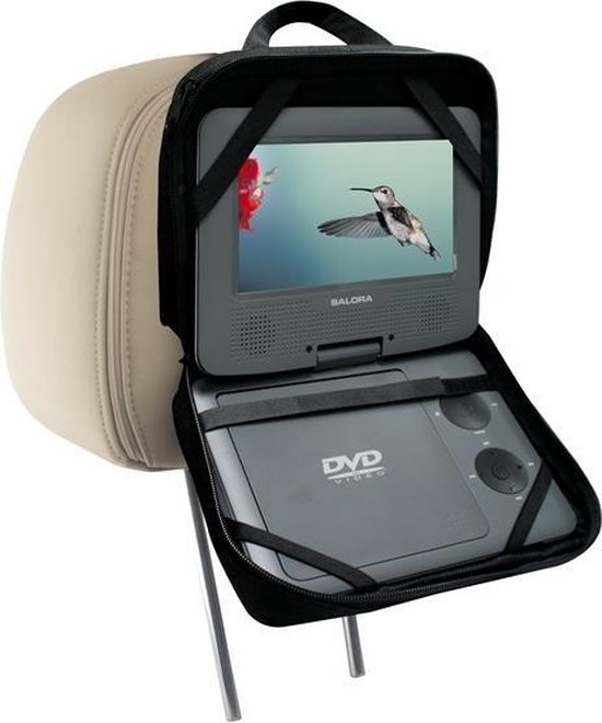 Salora DVP7009SW - Portable DVD speler - 7 inch - Swivel - Accu - USB - SD  - Accessoires | bol.com