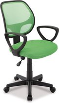ACAZA Bureaustoel - Stoel - Verstelbaar - Solide - met Wieltjes - Groen