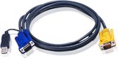 KVM Kabel VGA Male / USB A Male - Aten SPHD15-Y 1.8 m