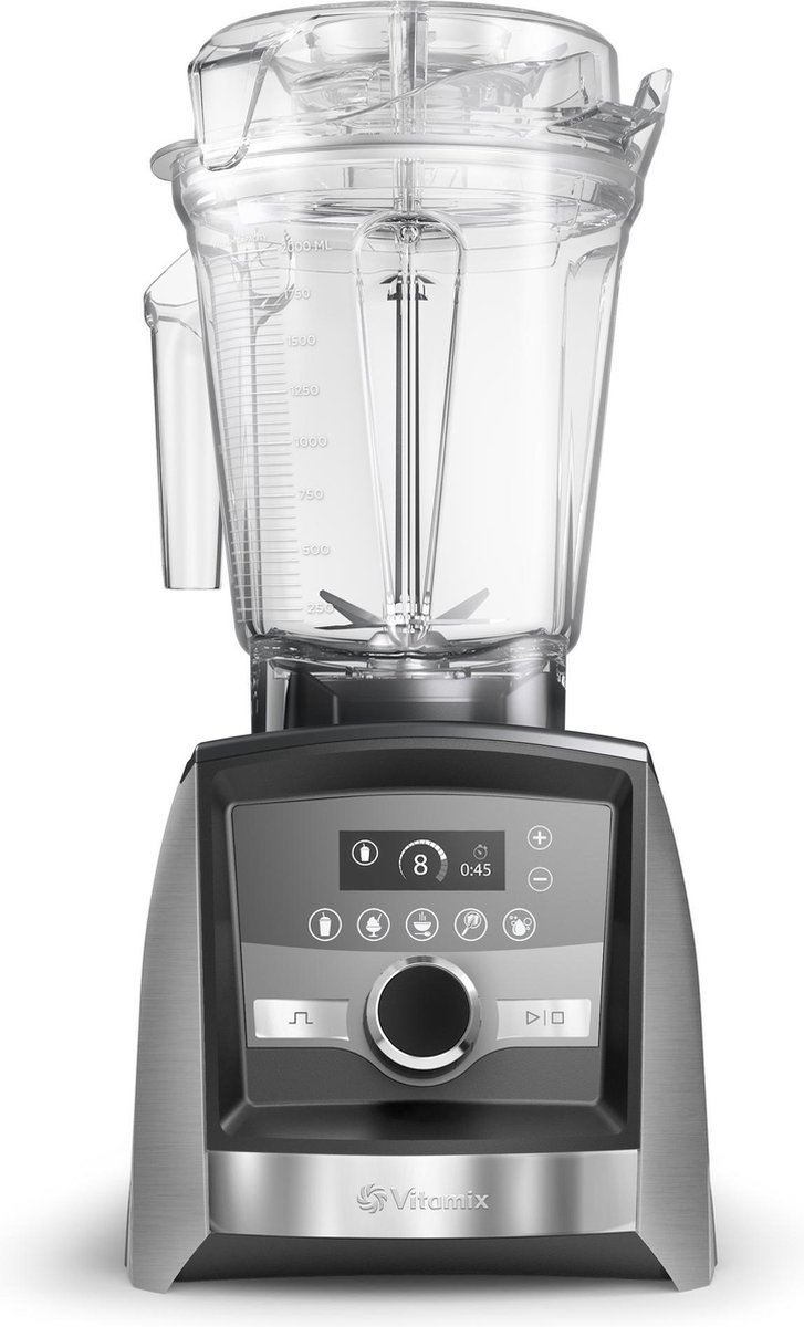 Vitamix A3500i Ascent - high performance blender - LCD display - 5 programma's - 2.2 PK motor - 2 liter kan - 10 jaar garantie - RVS – foto 8
