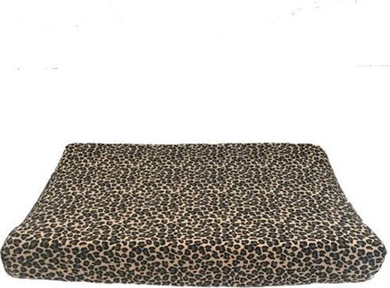 Zwembad Kindercentrum Onderzoek Aankleedkussenhoes tricot leopard panter creme - MOnsjes | bol.com
