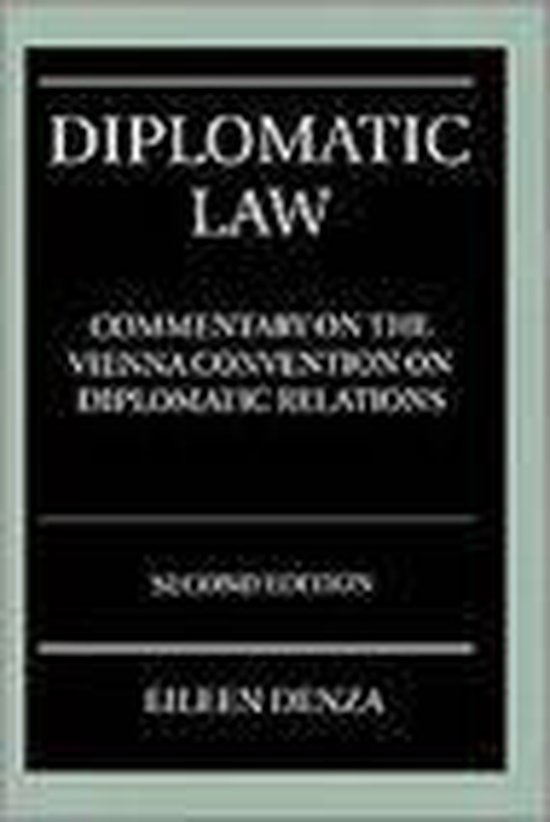 Diplomatic Law: A Commentary on the Vienna Convent - cover