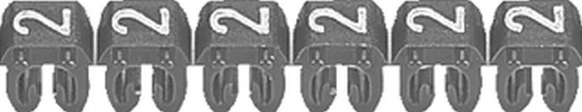 WM kabel-/adercod CLIC CLIC1-3, kunstst, geel, (lxb) 3x4.2mm, 1.5mm