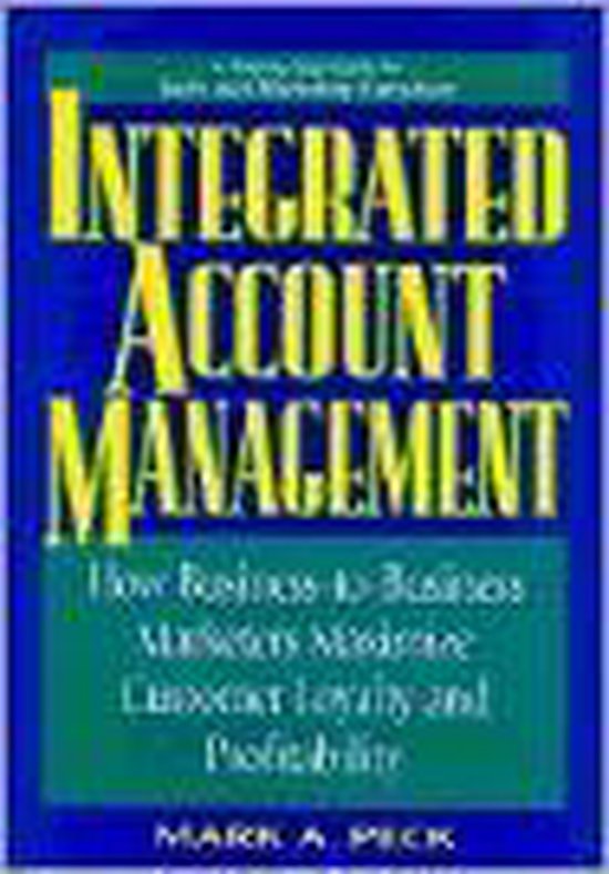 Integrated Account Management - cover