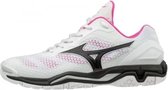 Mizuno Wave Stealth V wit handbalschoenen dames