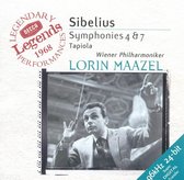 Sibelius: Symphonies Nos 4,7 etc / Maazel, Wiener Philharmoniker