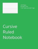 Cursive Ruled Notebook