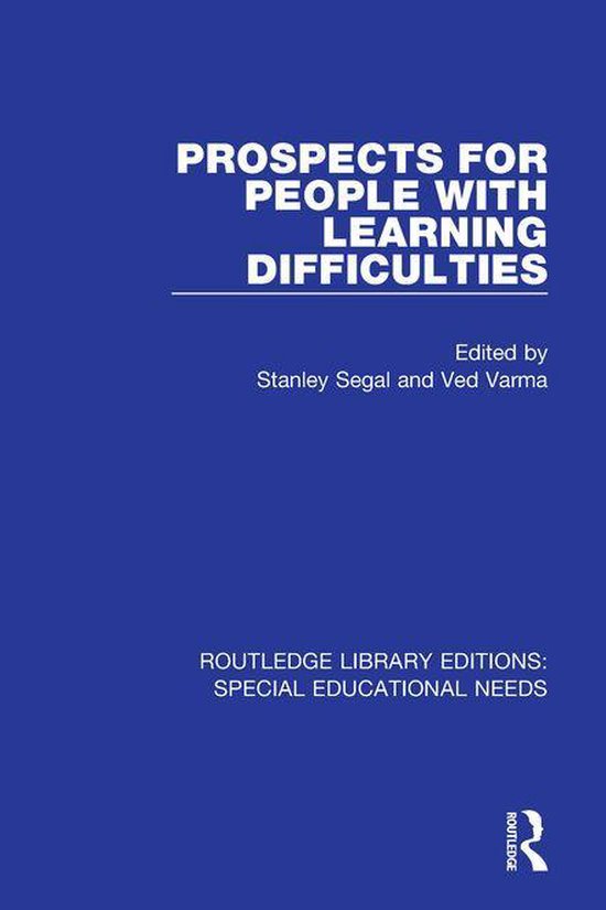Routledge Library Editions: Special Educational Needs - Pros ... - cover