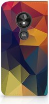 Motorola Moto E5 Play Standcase Hoesje Design Polygon Color