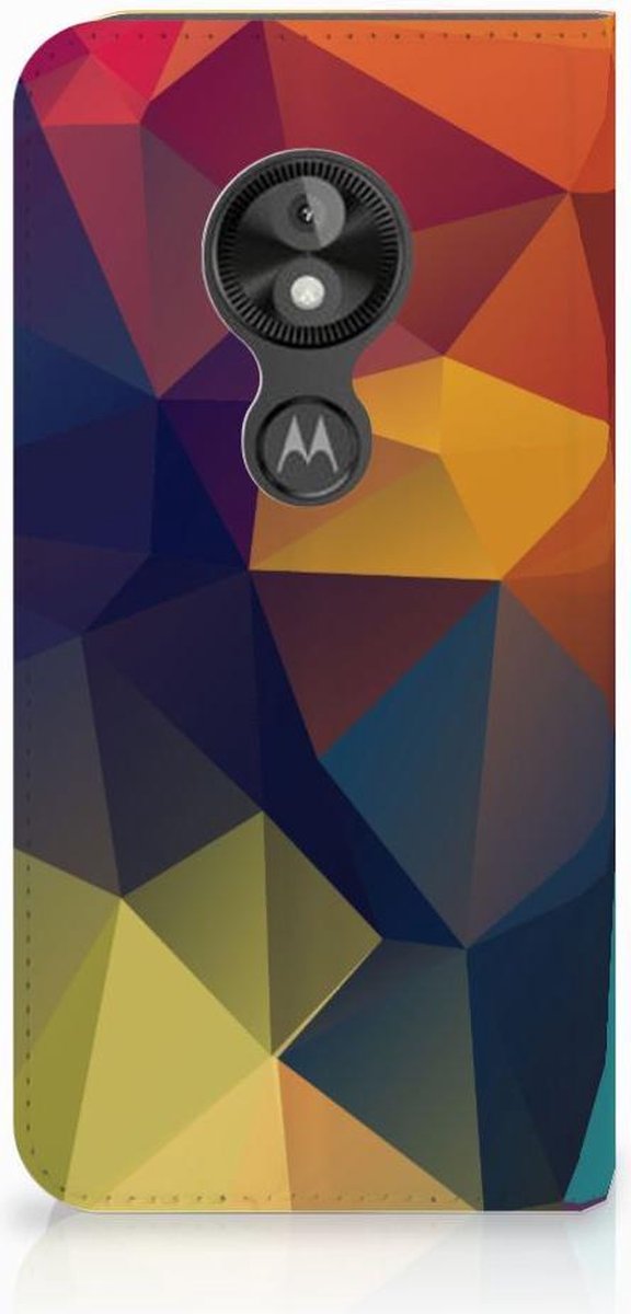 Motorola Moto E5 Play Stand Case Polygon Color