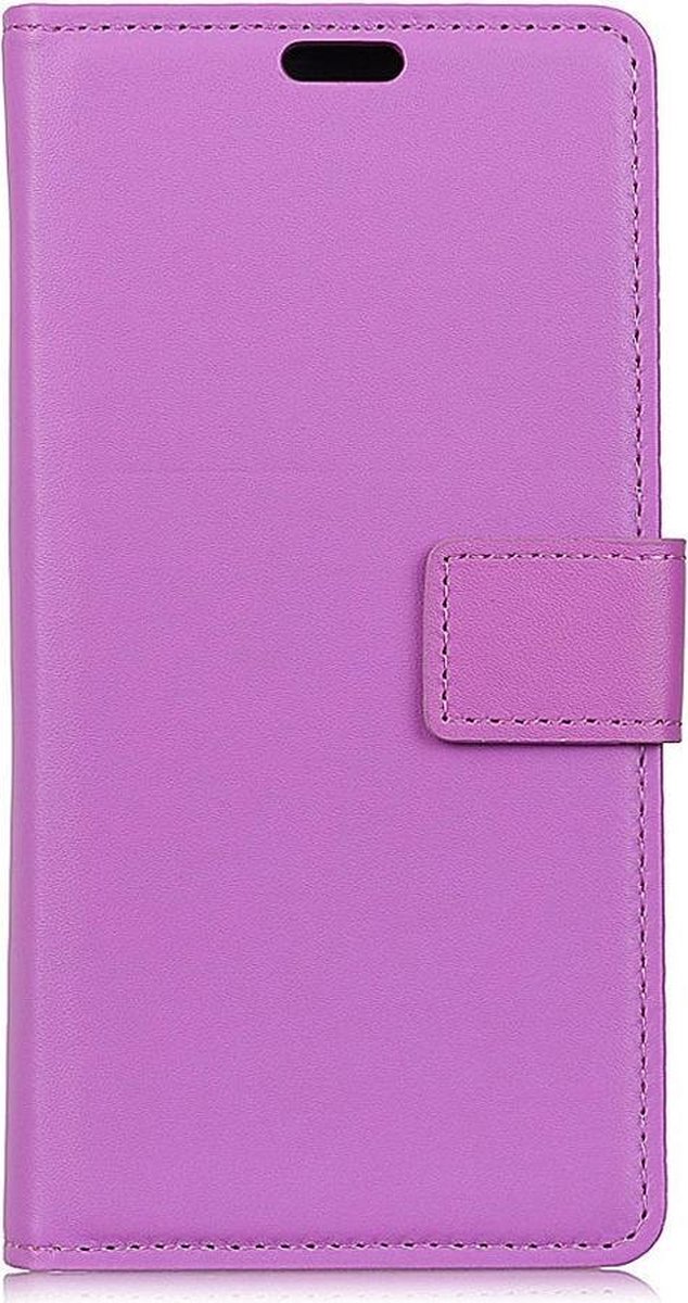 Shop4 - Geschikt voor Samsung Galaxy A9 (2018) Hoesje - Wallet Case Business Paars